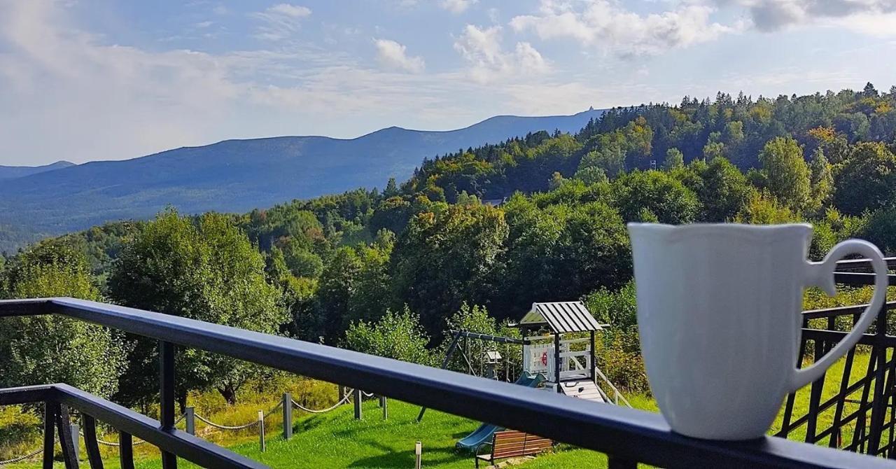 Domki Na Skale Z Widokiem Na Panorame Karkonoszy Villa Szklarska Poręba Buitenkant foto