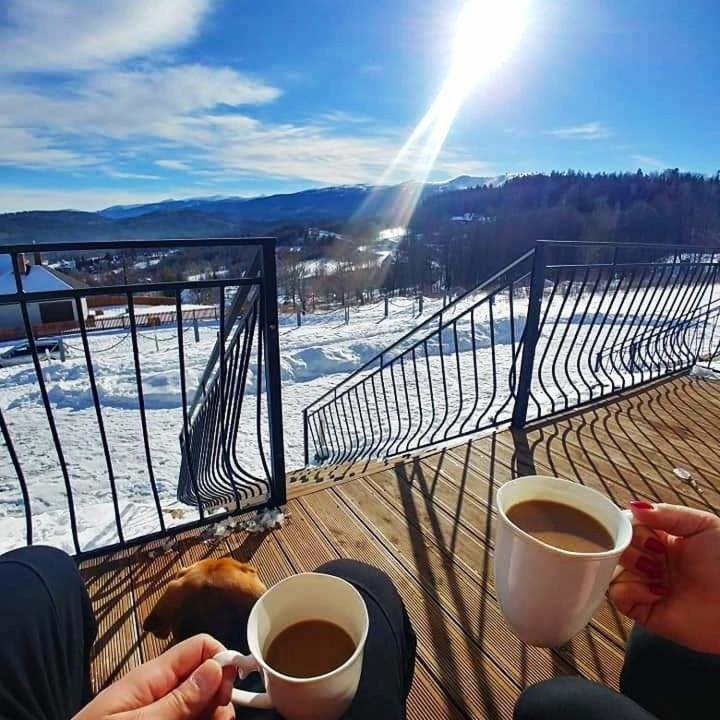 Domki Na Skale Z Widokiem Na Panorame Karkonoszy Villa Szklarska Poręba Buitenkant foto