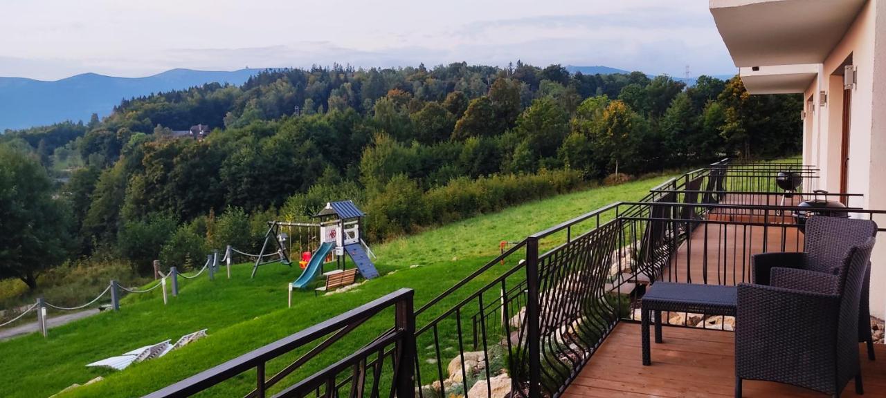 Domki Na Skale Z Widokiem Na Panorame Karkonoszy Villa Szklarska Poręba Buitenkant foto