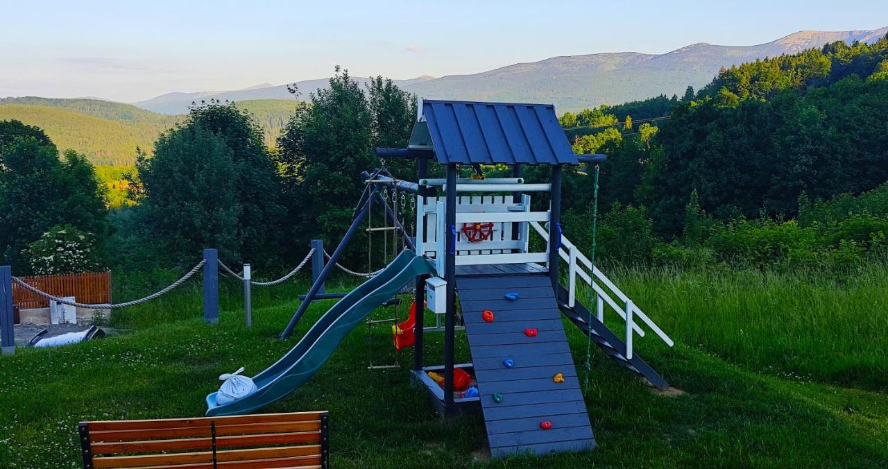 Domki Na Skale Z Widokiem Na Panorame Karkonoszy Villa Szklarska Poręba Buitenkant foto